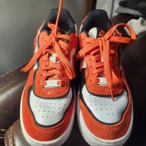 Nike Air Force 1 in Bold Orange and White